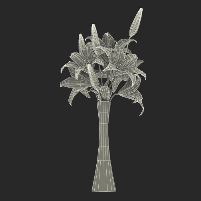 3D model White Lily Vase