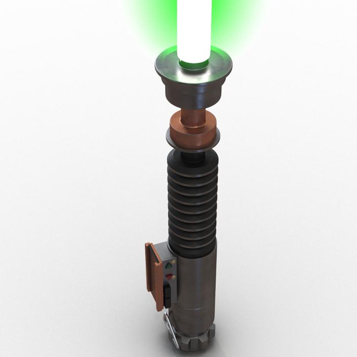 Star Wars Luke Skywalker Lightsaber 2 Used 3D