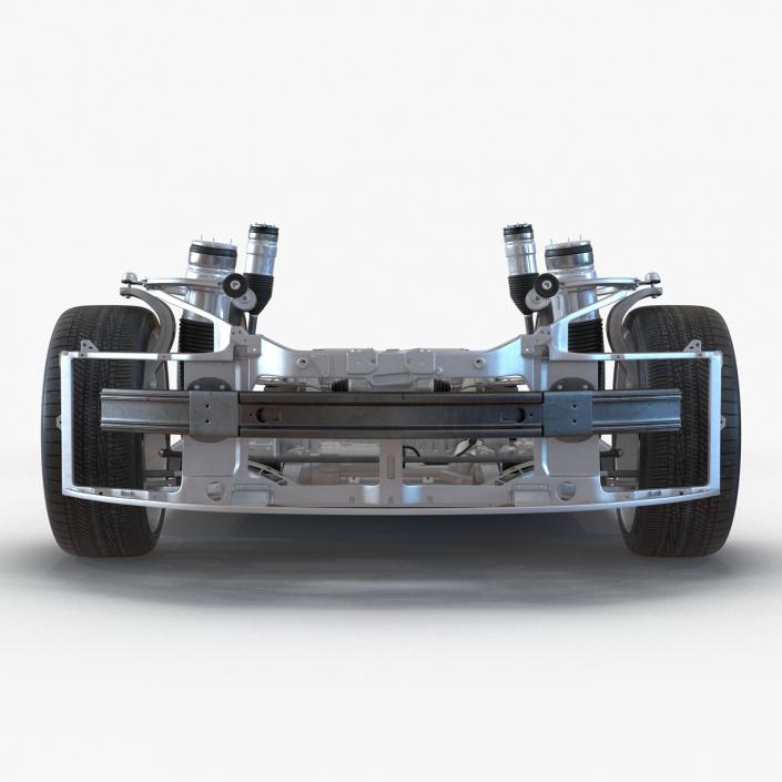 3D Tesla Model S Chassis