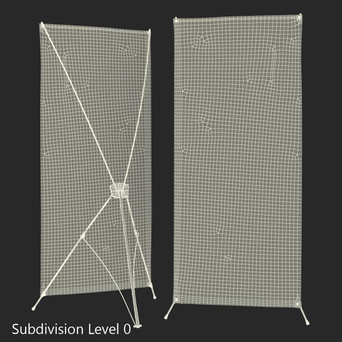 3D model Banner Stand Generic
