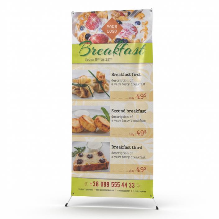 Banner Stand 3D
