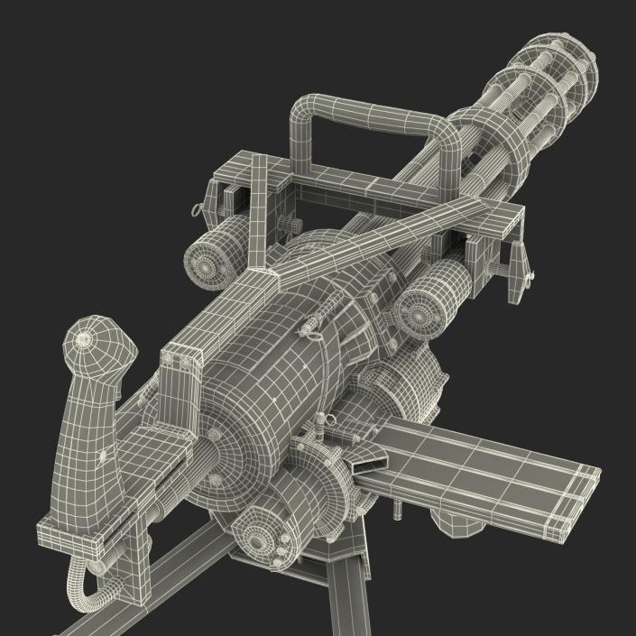 3D model Minigun Tripod Mount
