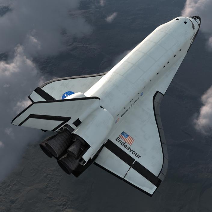 3D Space Shuttle Endeavour model