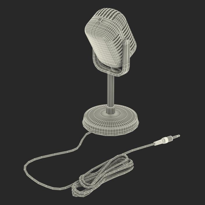 Classic Studio Microphone 3 3D