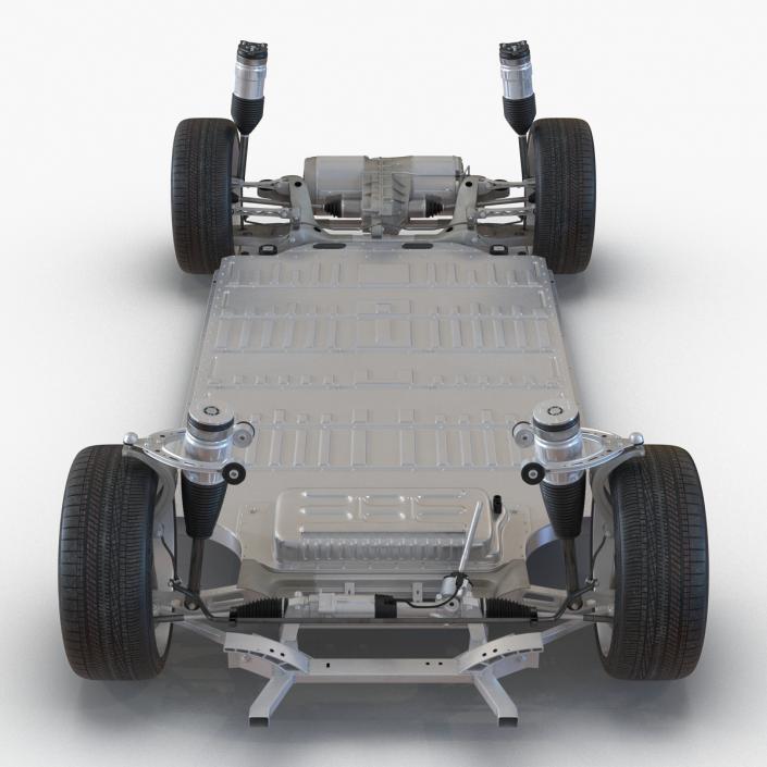 3D Tesla Model S Chassis 2 model