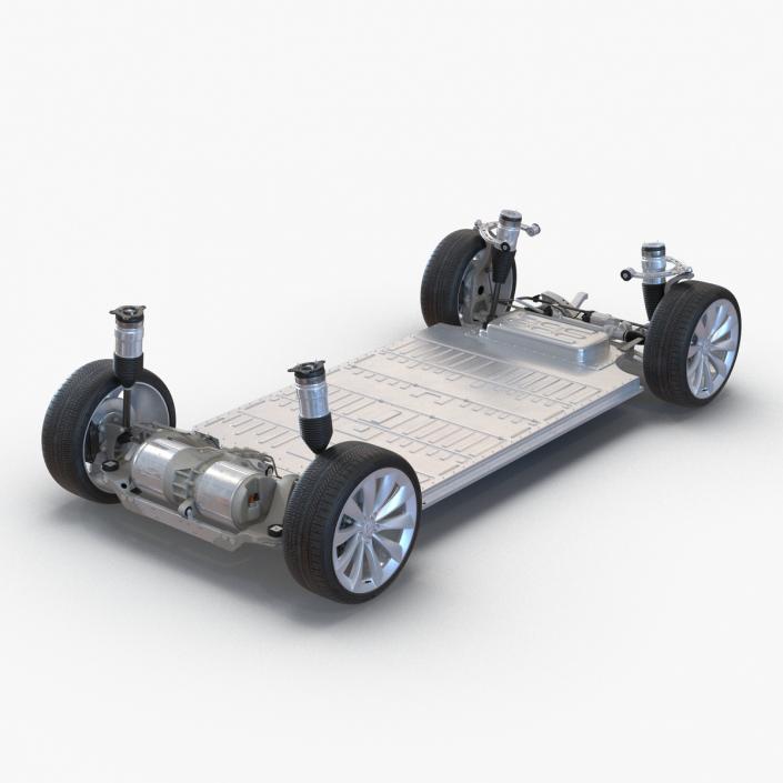 3D Tesla Model S Chassis 2 model