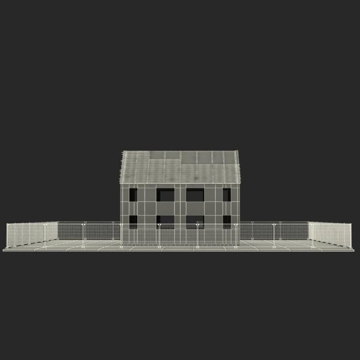 3D Private House Construction 4 model