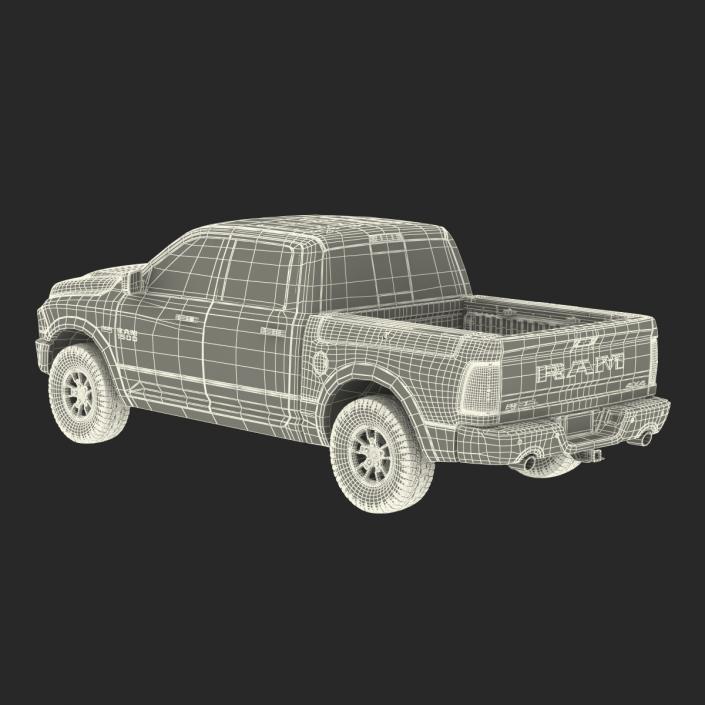 Dodge Ram Rebel 2016 Pikup Simple Interior 3D
