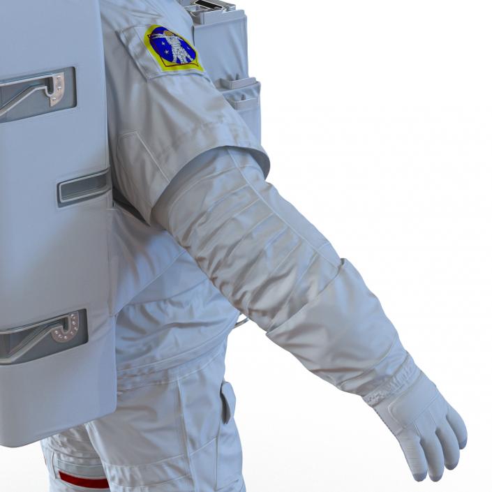 3D model Extravehicular Mobility Unit Rigged