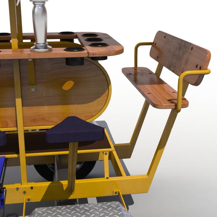 3D Pedal Pub Rigged