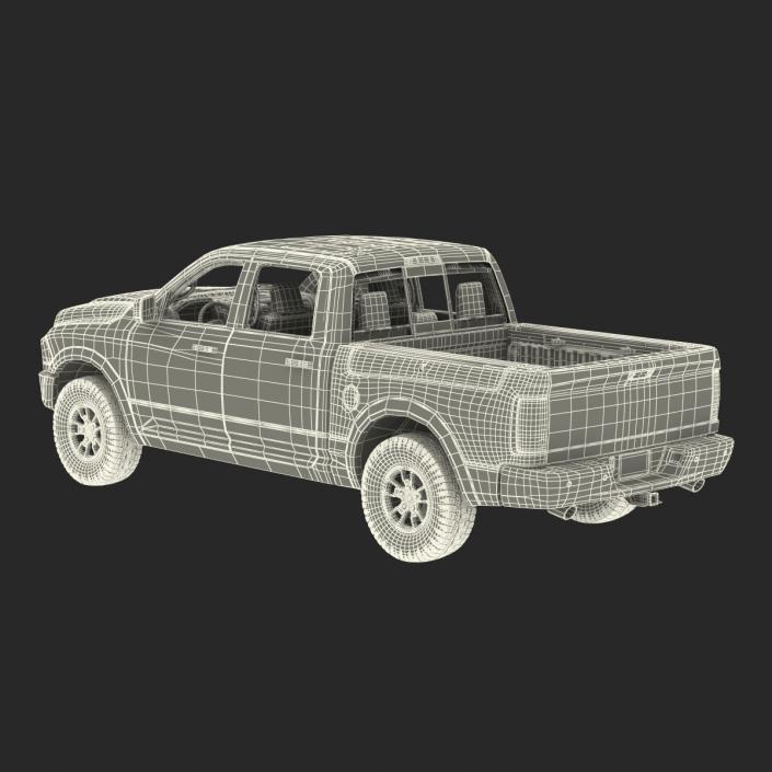 3D Generic Pickup 2 Rigged model