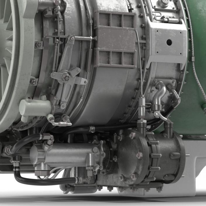 3D Turbojet Engine General Electric J85