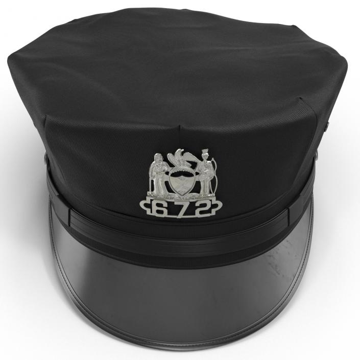 New York Police Hat 3D model
