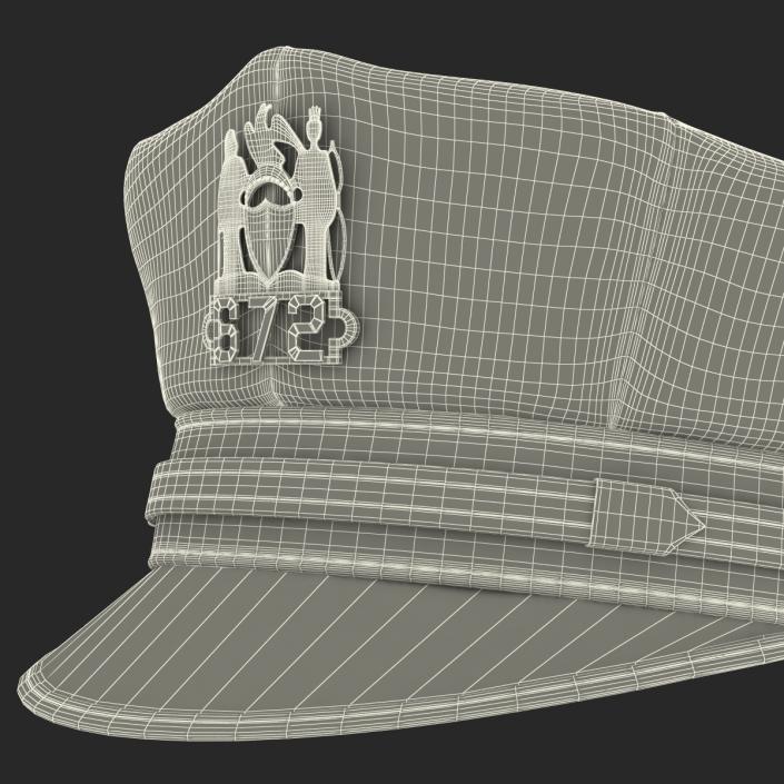 New York Police Hat 3D model