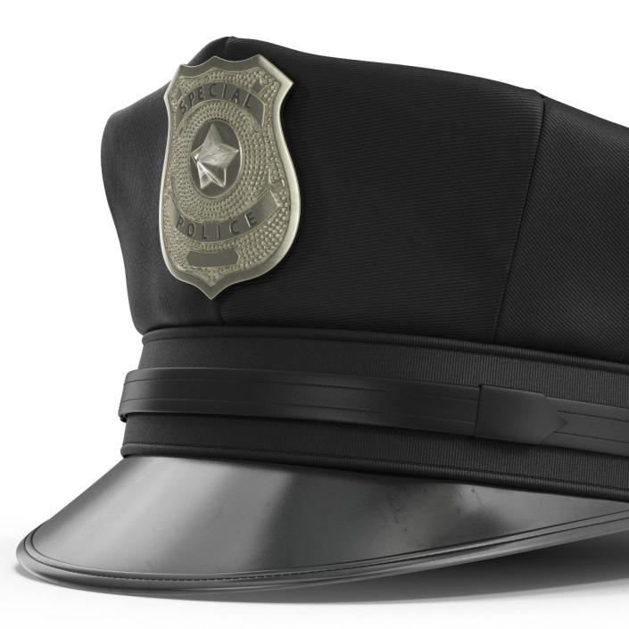 3D Special Police Hat model