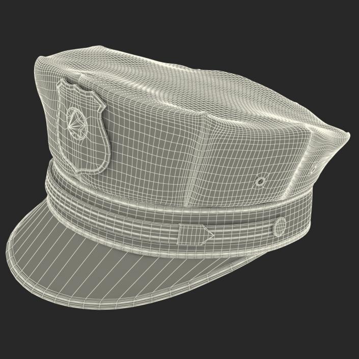 3D Special Police Hat model