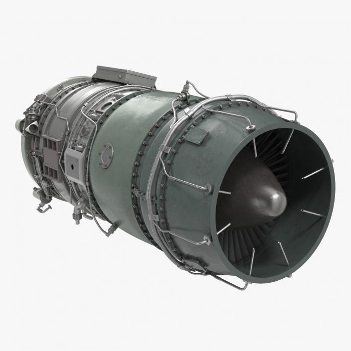 3D model Turbojet Engine