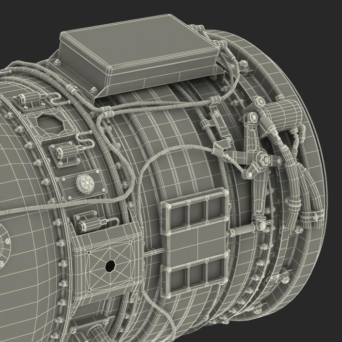 3D model Turbojet Engine