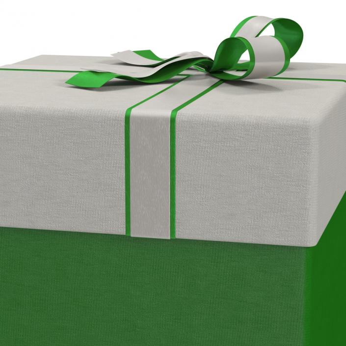 3D model Giftbox 3 Green