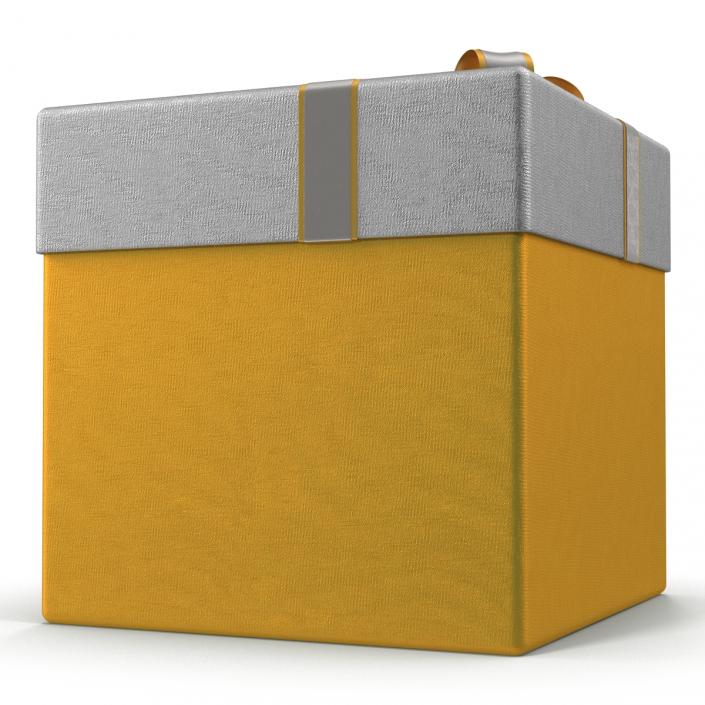 3D Giftbox 3 Yellow