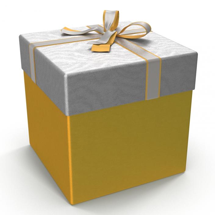 3D Giftbox 3 Yellow