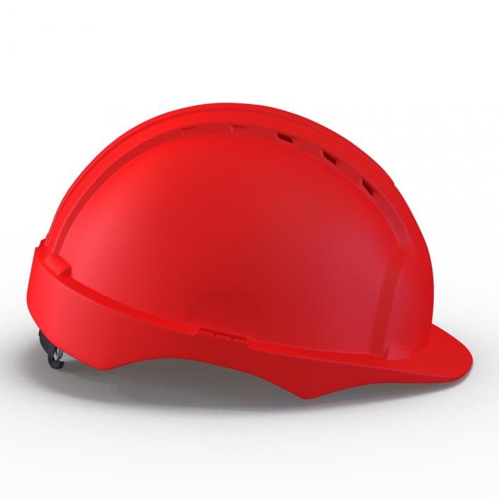Safety Helmet Red 3D