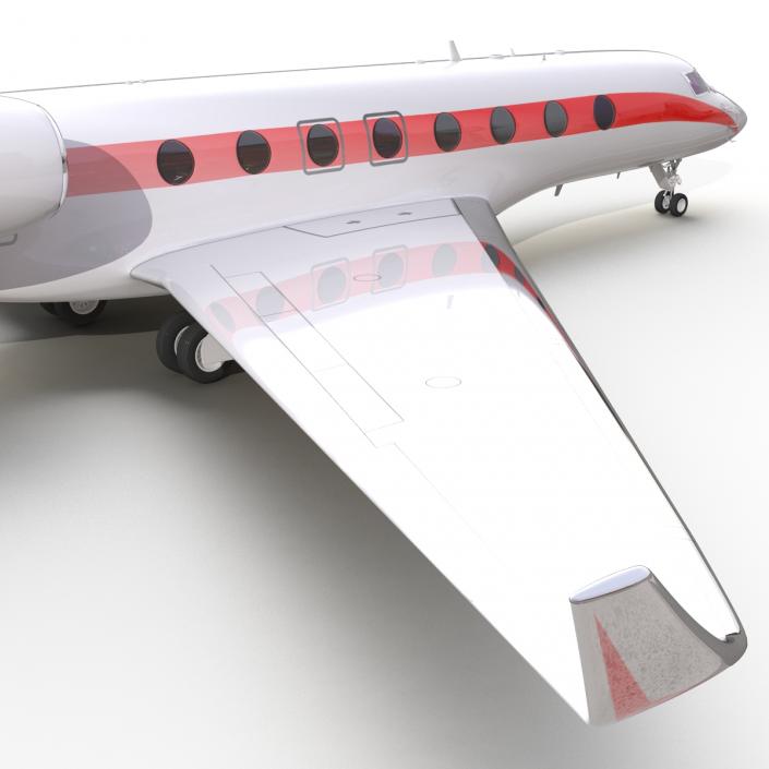 3D Business Jet Gulfstream G650 model