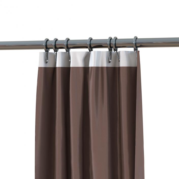 3D model Curtain 5 Brown