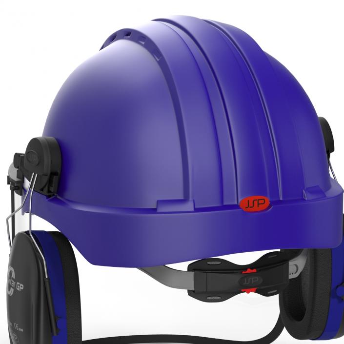 3D model Safety Helmet 2 Blue