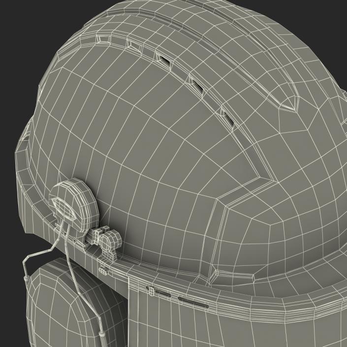 3D model Safety Helmet 2 Blue