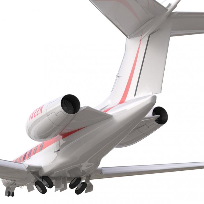 3D model Business Jet Gulfstream G650 Rigged