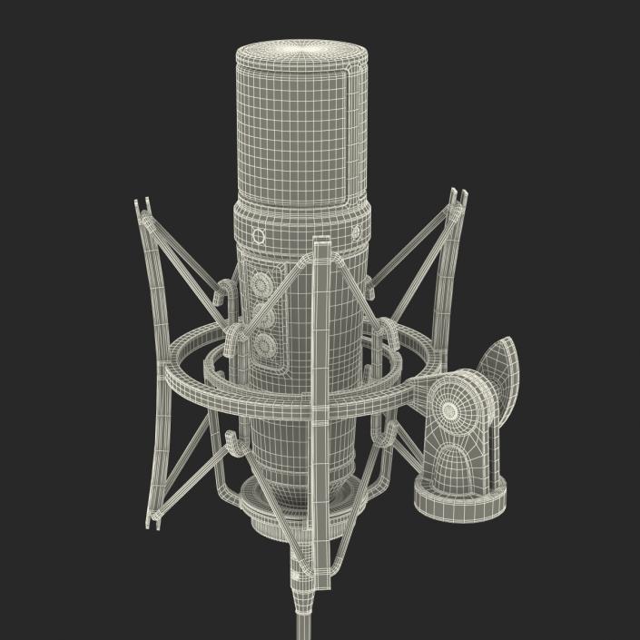 Studio Microphone Rode 2 3D model