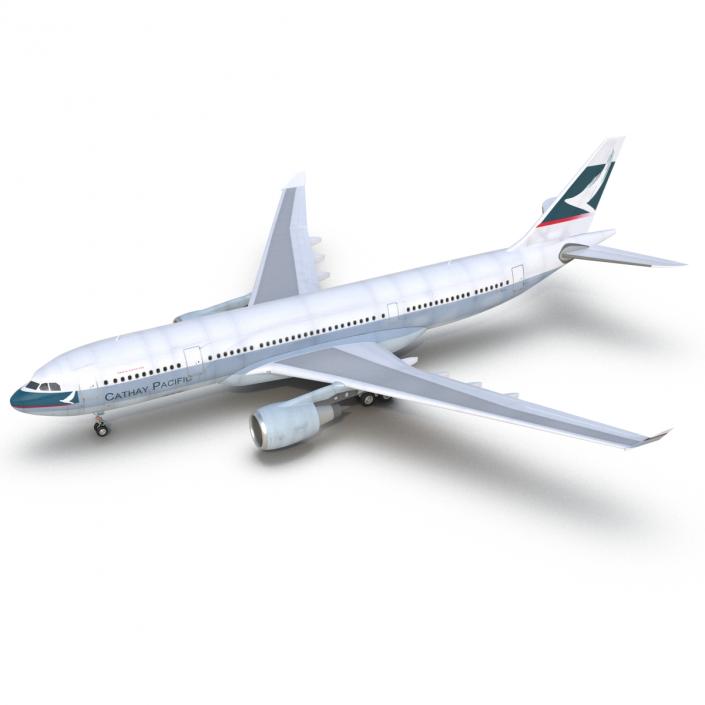 Jet Airliner Airbus A330-200 Cathay Pacfic 3D