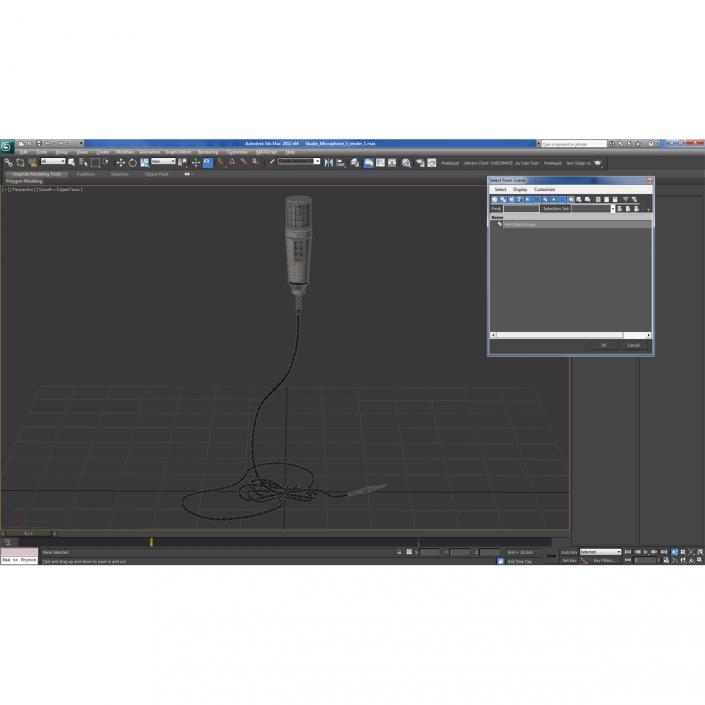 Studio Microphone Rode 3 3D model