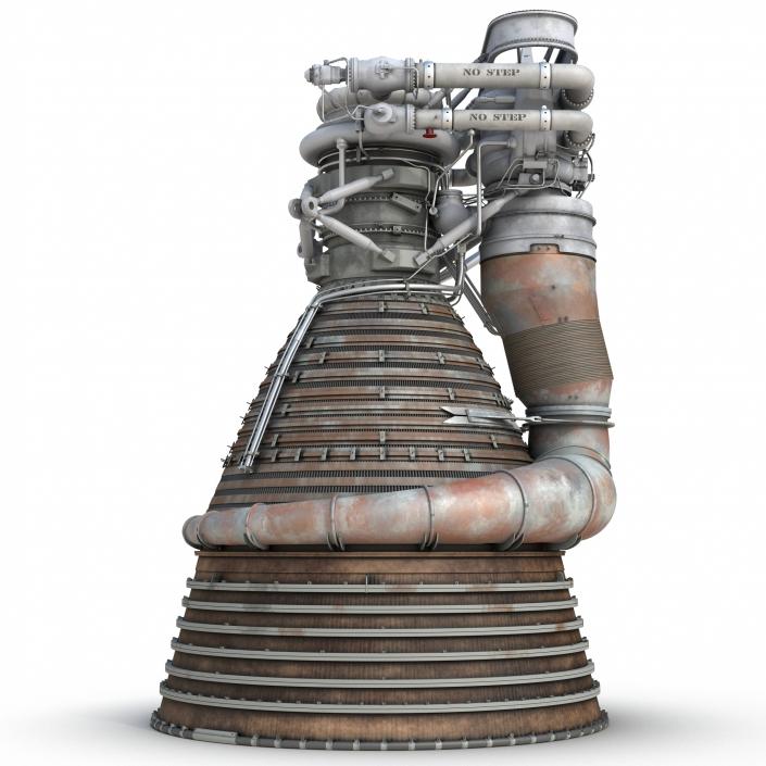 Rocket Engine F-1 3D