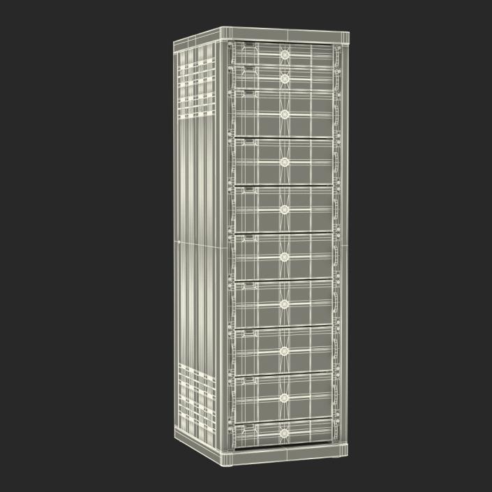 3D model Generic Servers in Rack 2