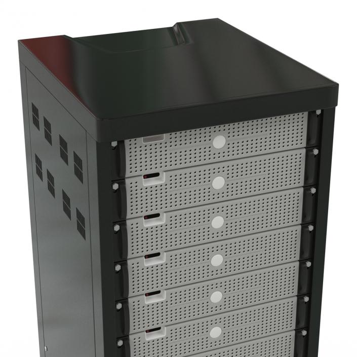 3D model Generic Servers in Rack 3
