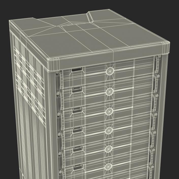 3D model Generic Servers in Rack 3