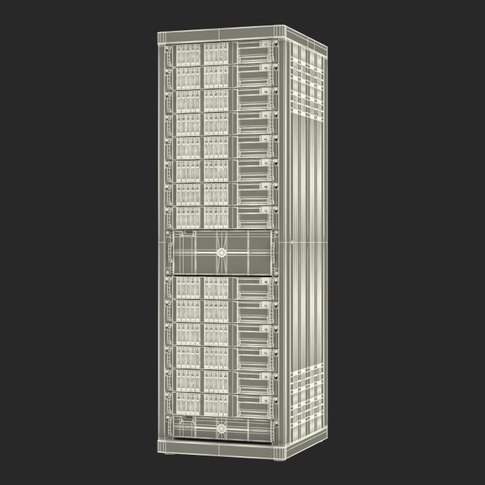 3D model Servers in Rack