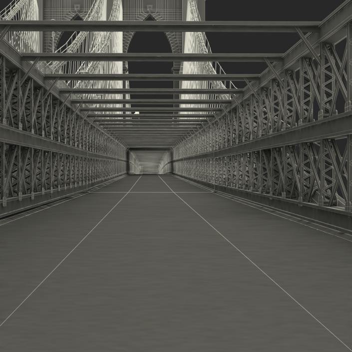 3D model Brooklyn Bridge