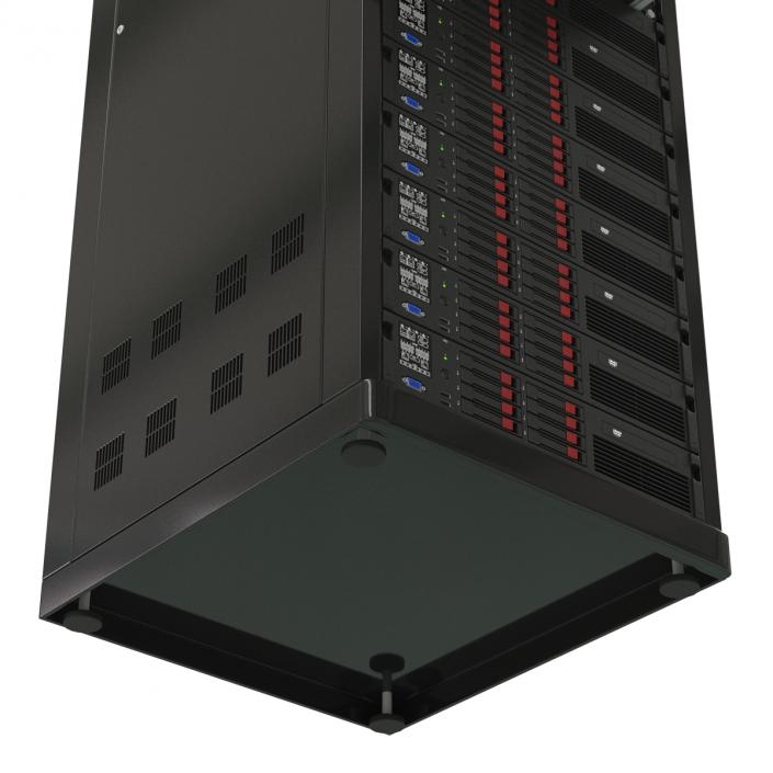 Servers in Rack 3 3D