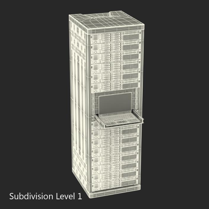 Servers in Rack 3 3D