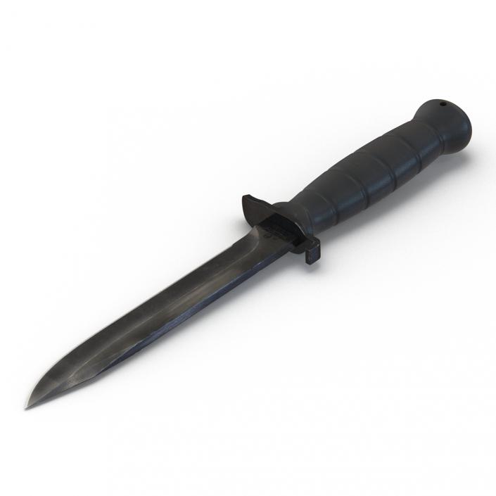 3D Glock FM 78 Knife Black model