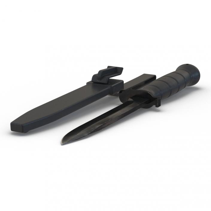 Glock FM 78 Knife 3D Models Set Black 3D