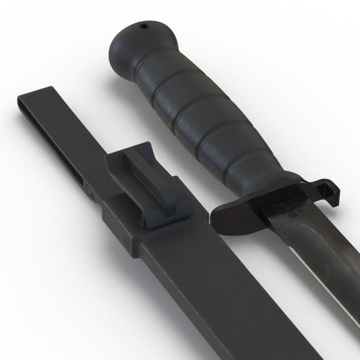 Glock FM 78 Knife 3D Models Set Black 3D