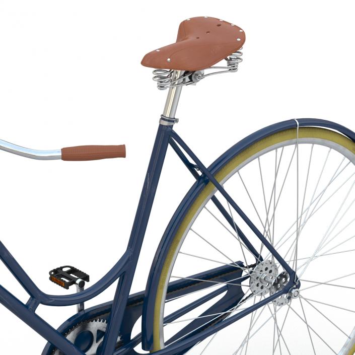 City Bike Blue 3D model