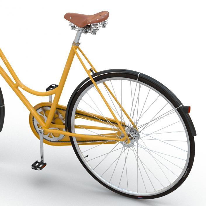 3D City Bike Yellow