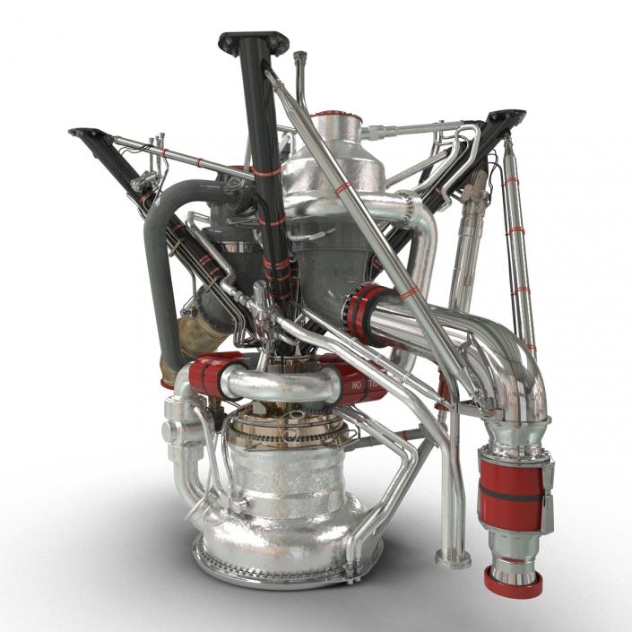 RS 68 Rocket Engine 3D model