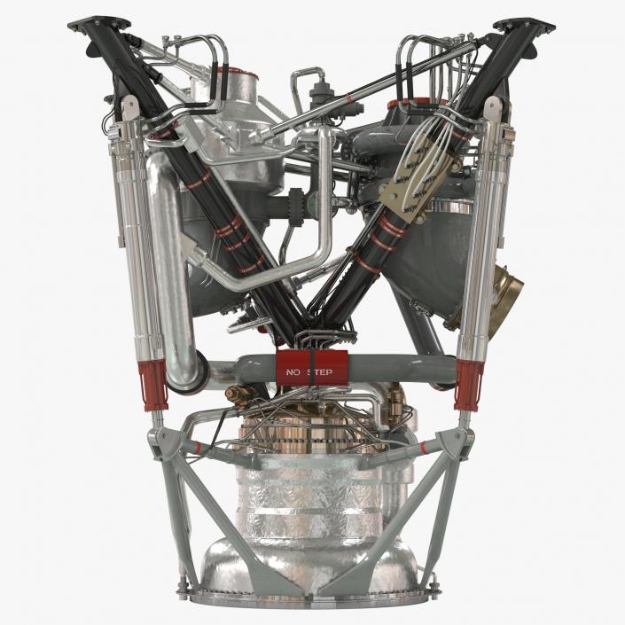 3D model Rocket Engine 2