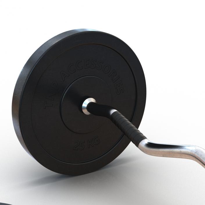 3D Barbell and Plates model